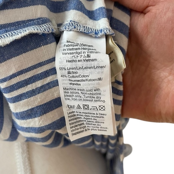 Madewell Striped Courier Shirt Blue - Picture 5 of 6